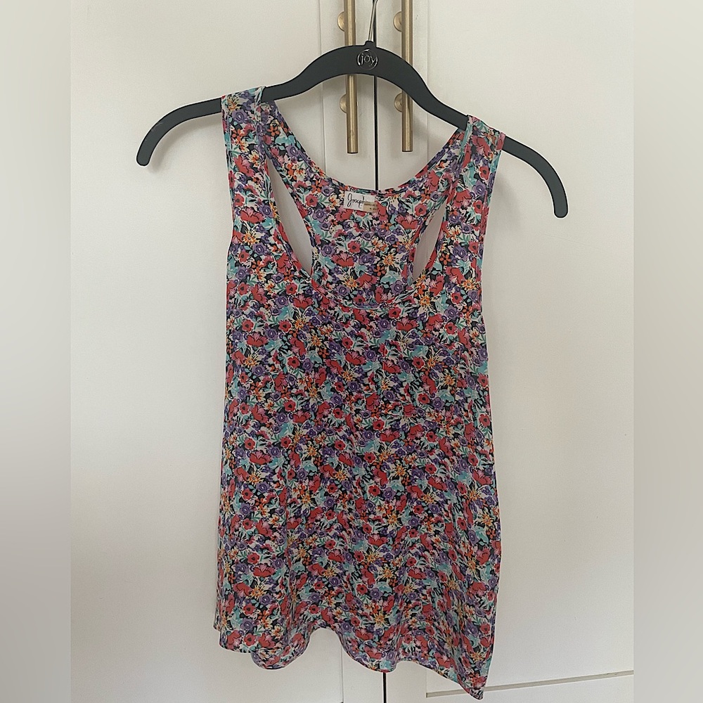Josephine racerback silk blouse, small